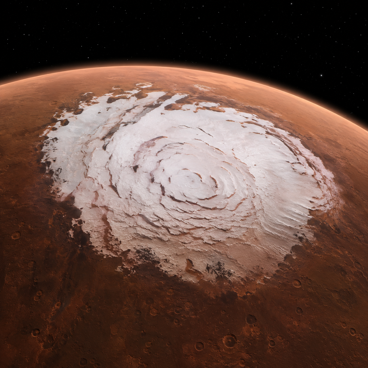 Mars Polar Cap